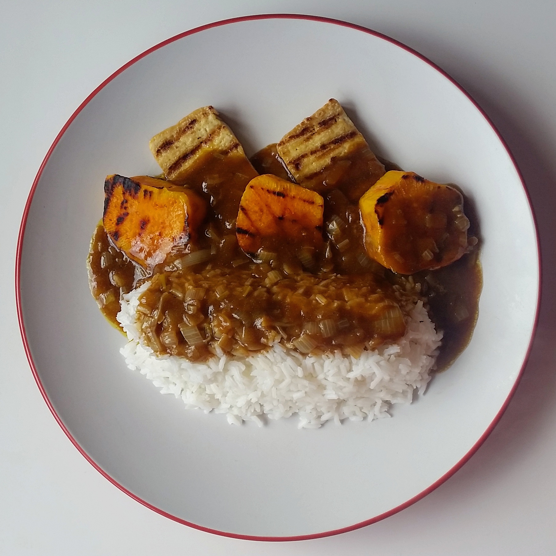 Tofu & Sweet Potato Katsu Curry Recipe