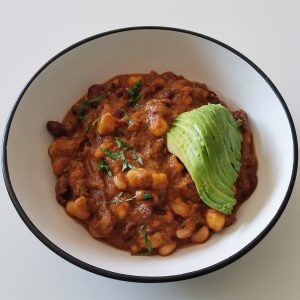 Three bean chilli