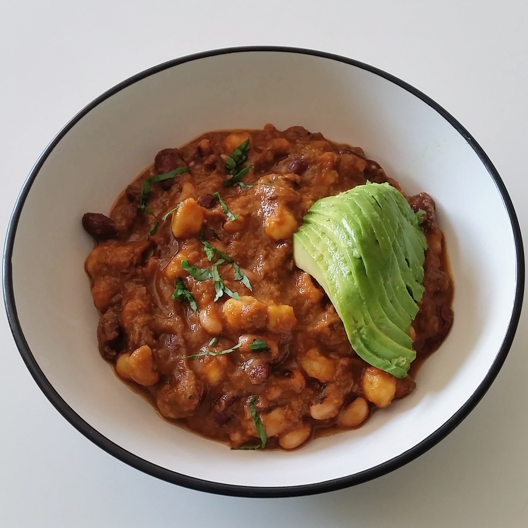 Three bean chilli