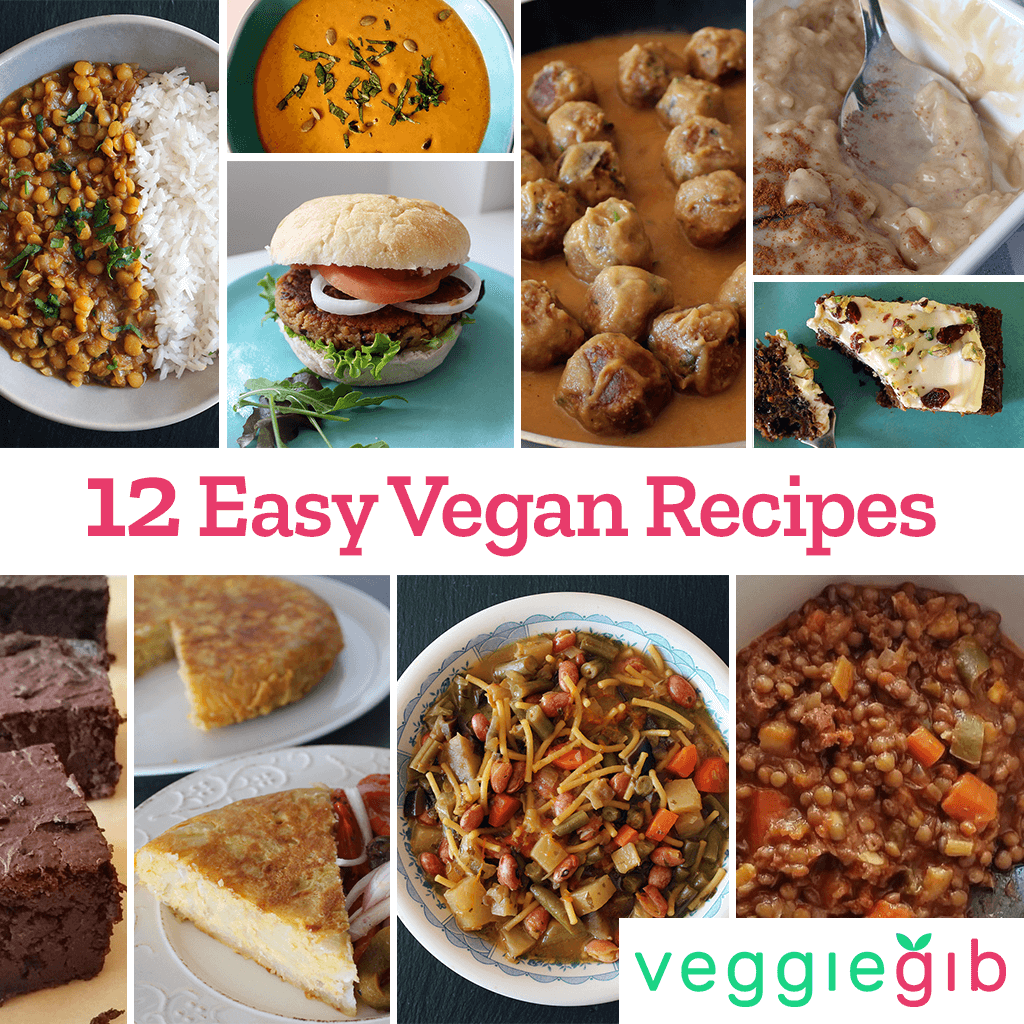 12 Easy vegan recipes for Veganuary